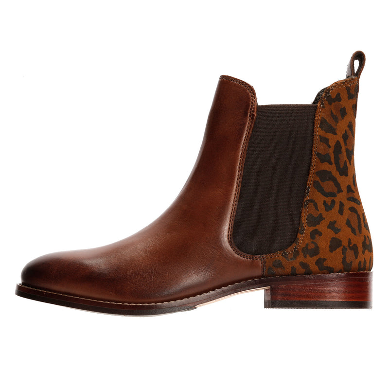 Hush Puppies Colette Bottines Léopard En Daim Pour Femme