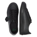 Kickers Youth Noir Cuir Tovni Lacer Trainers