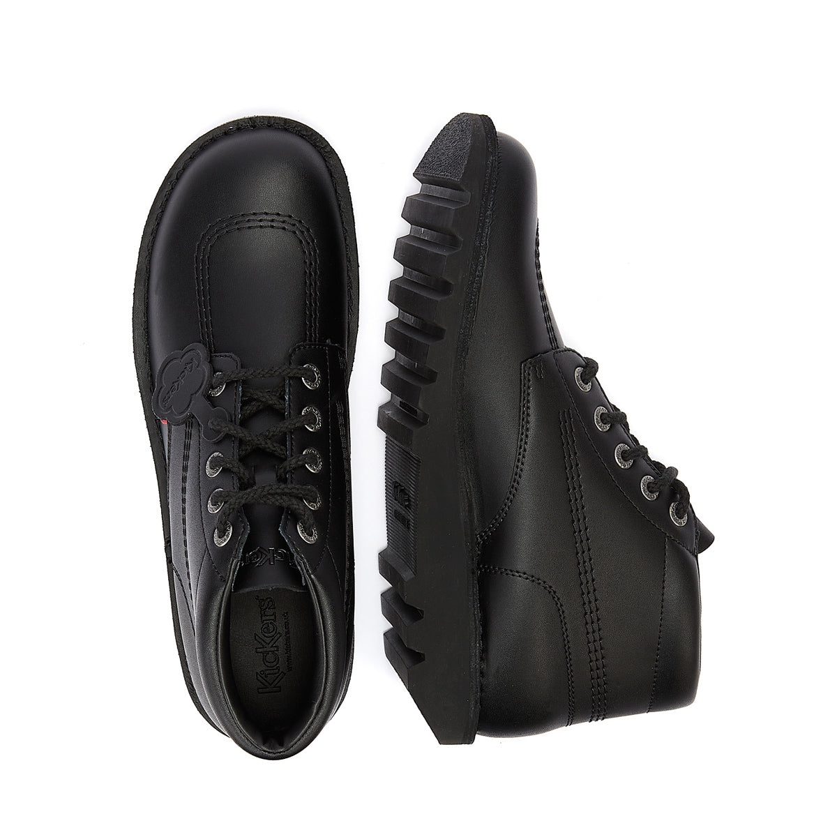 Bottes Kickers Kick Hi Zip Junior noires