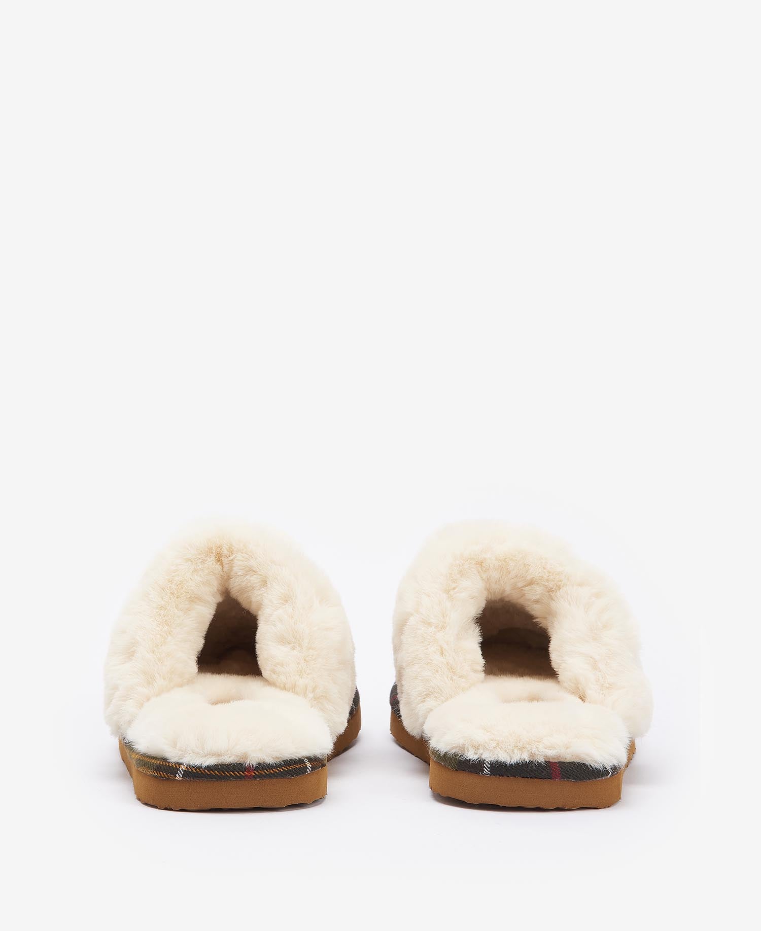 Barbour Claudia Chaussons Marron En Suédine Pour Femme