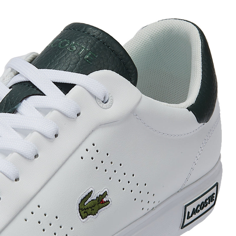 Lacoste Powercourt 2.0 123 1 SMA Mens White/Dark Green Trainers