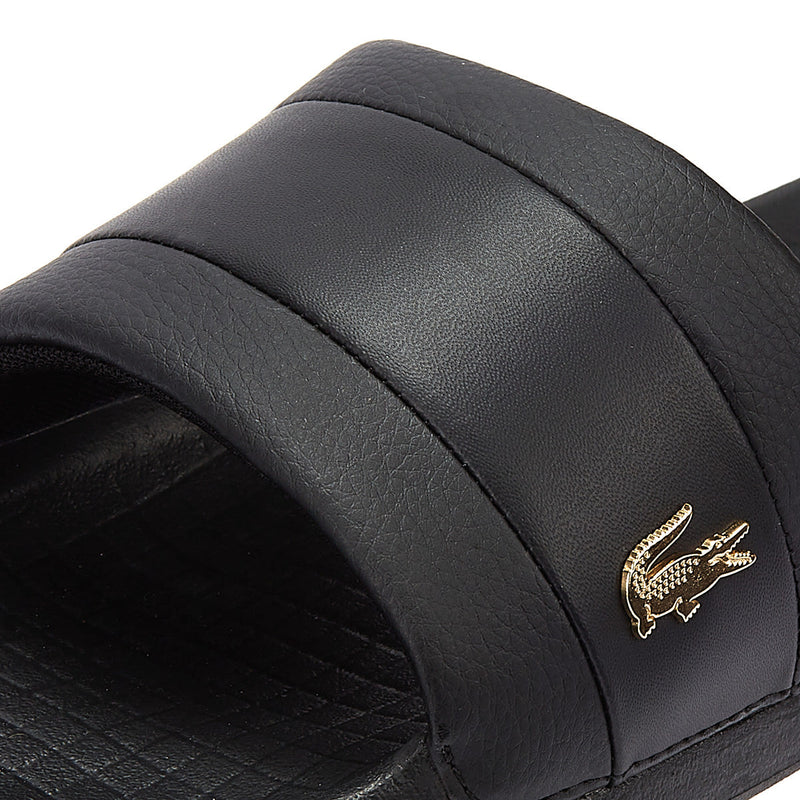 Lacoste Serve Hybrid Mens Black/Black Slides