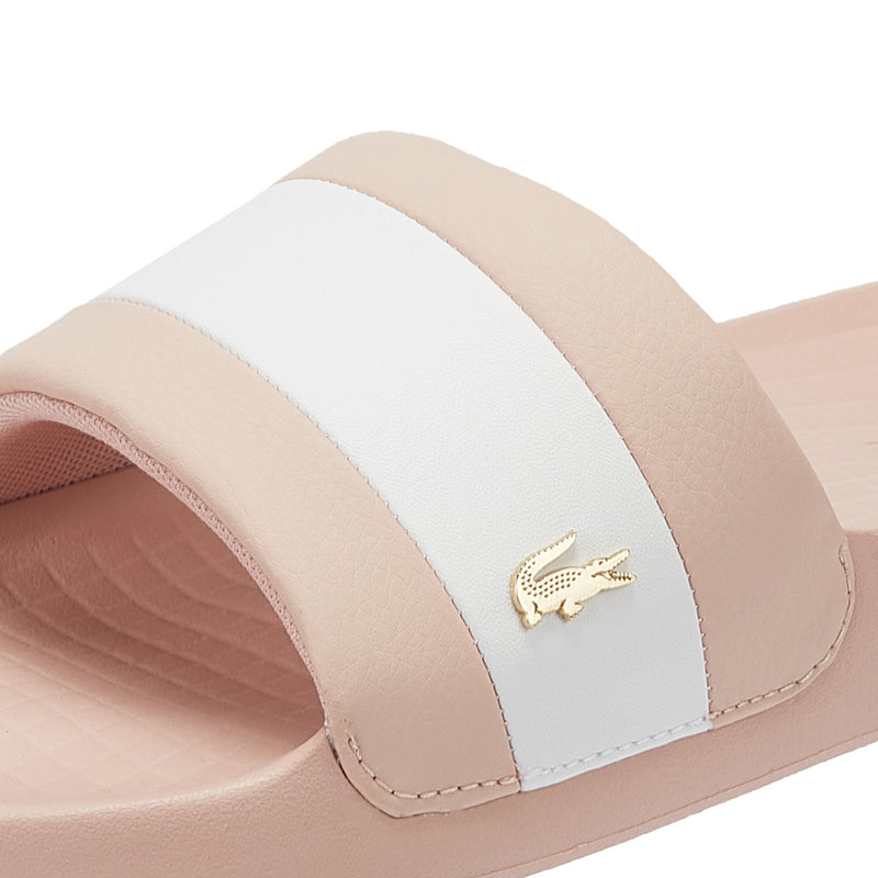 Lacoste Serve Hybrid Womens Natural/White Slides