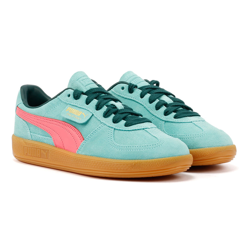Puma Palermo Baskets En Cuir Aqua