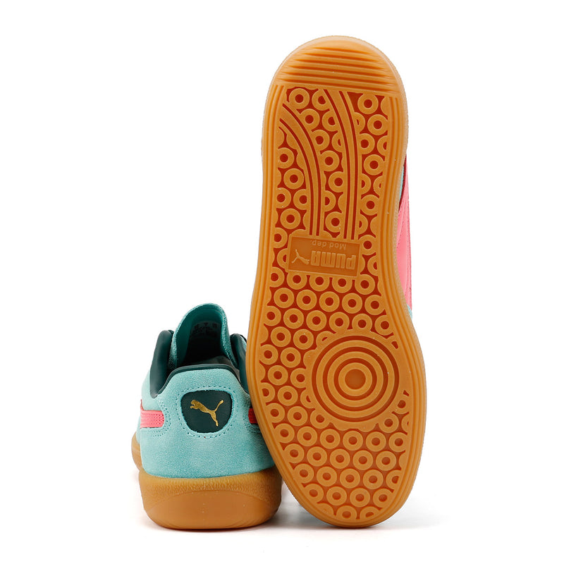 Puma Palermo Baskets En Cuir Aqua