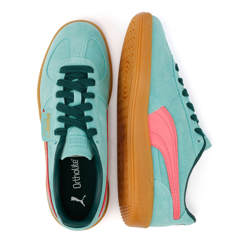 Puma Palermo Baskets En Cuir Aqua