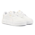 Puma Cali Court Baskets Blanches En Cuir Pour Femmes