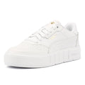 Puma Cali Court Baskets Blanches En Cuir Pour Femmes