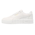 Puma Cali Court Baskets Blanches En Cuir Pour Femmes
