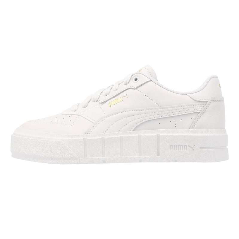 Puma Cali Court Baskets Blanches En Cuir Pour Femmes