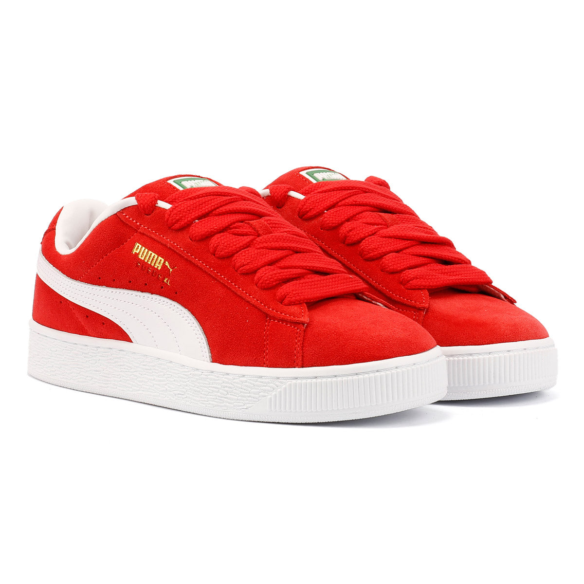 Puma Suede XL Baskets Rouges En Daim