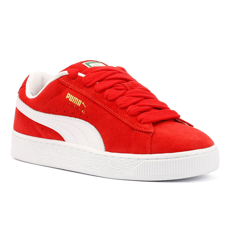 Puma Suede XL Baskets Rouges En Daim