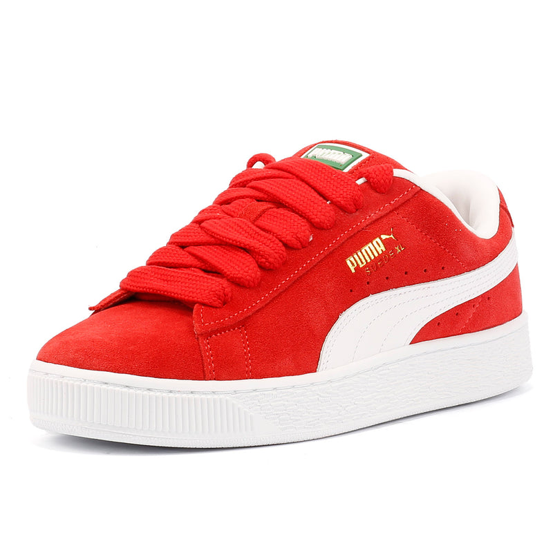 Puma Suede XL Baskets Rouges En Daim