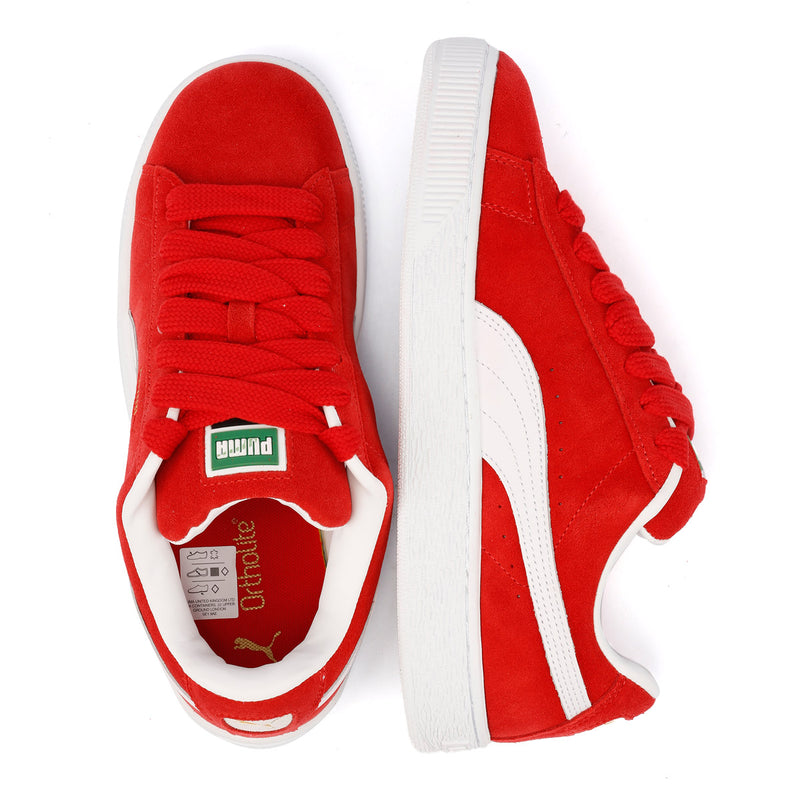 Puma Suede XL Baskets Rouges En Daim