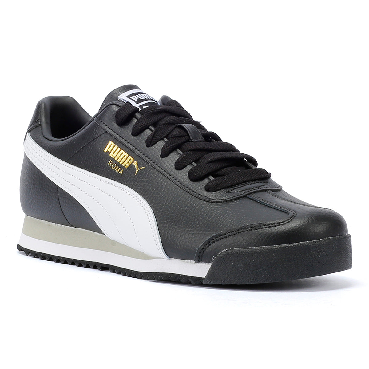 Puma Roma Standard Baskets Noires/Blanches