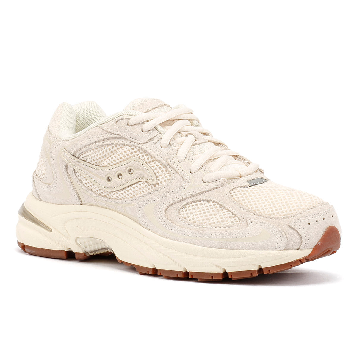 Saucony Grid Jazz 9 Baskets Ivoire En Daim