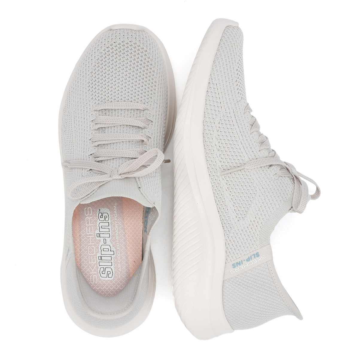 Skechers Ultra Flex 3.0 Elevated Chaussures De Sport Grises Pour Femmes
