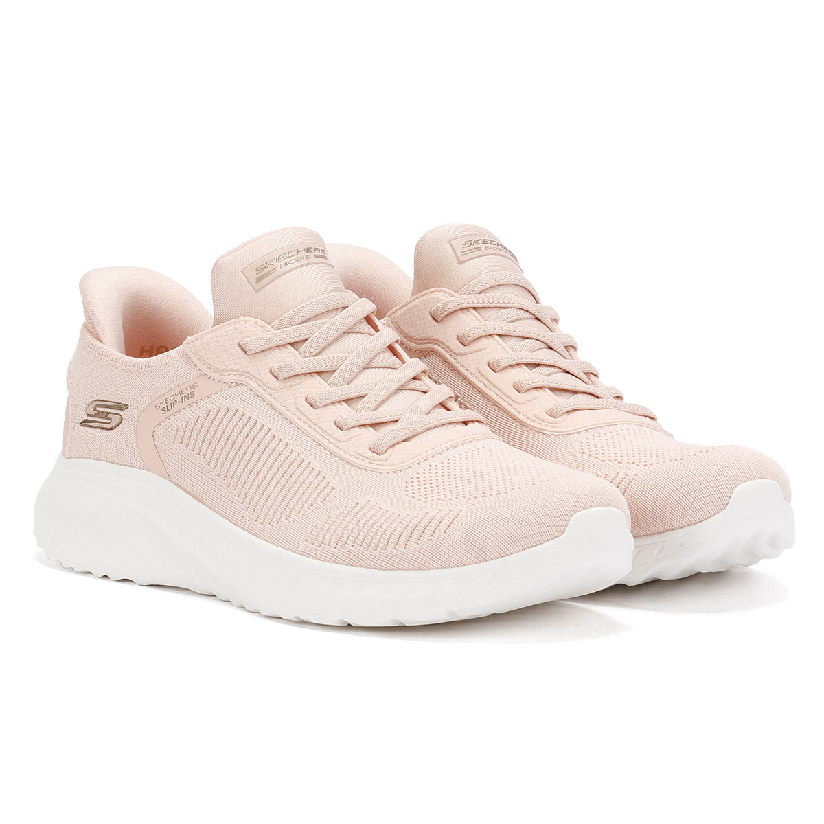 Skechers BOBS Squad Chaos Baskets Roses Pour Femmes