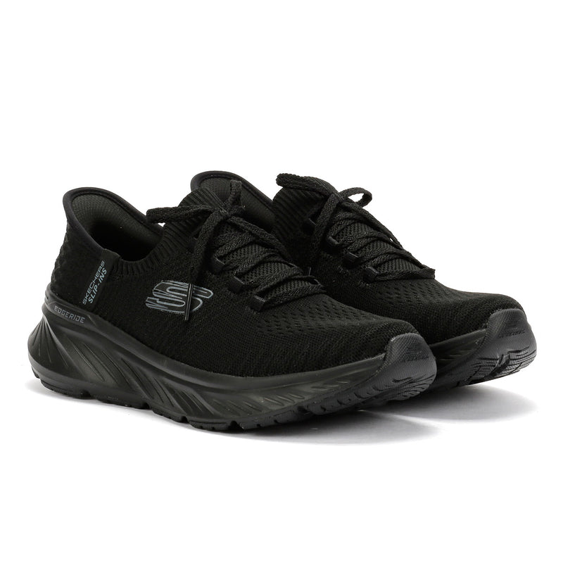 Skechers Slip-ins Edgeride Baskets Noires Pour Femmes