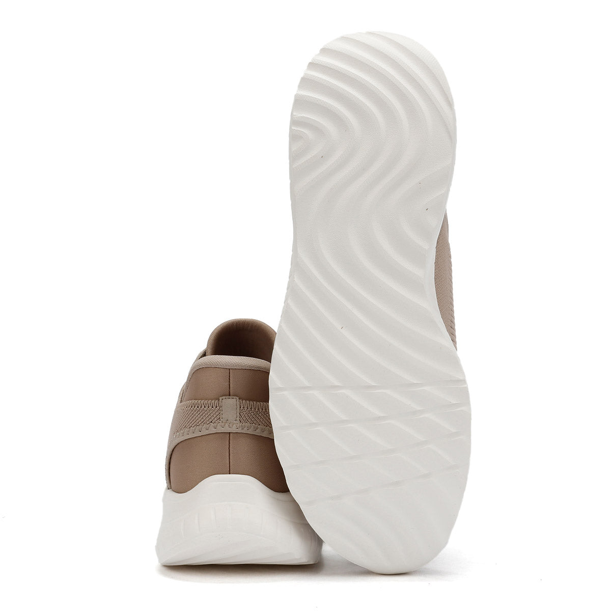 Skechers BOBS Squad Chaos Chaussures De Sport Beige Pour Femmes