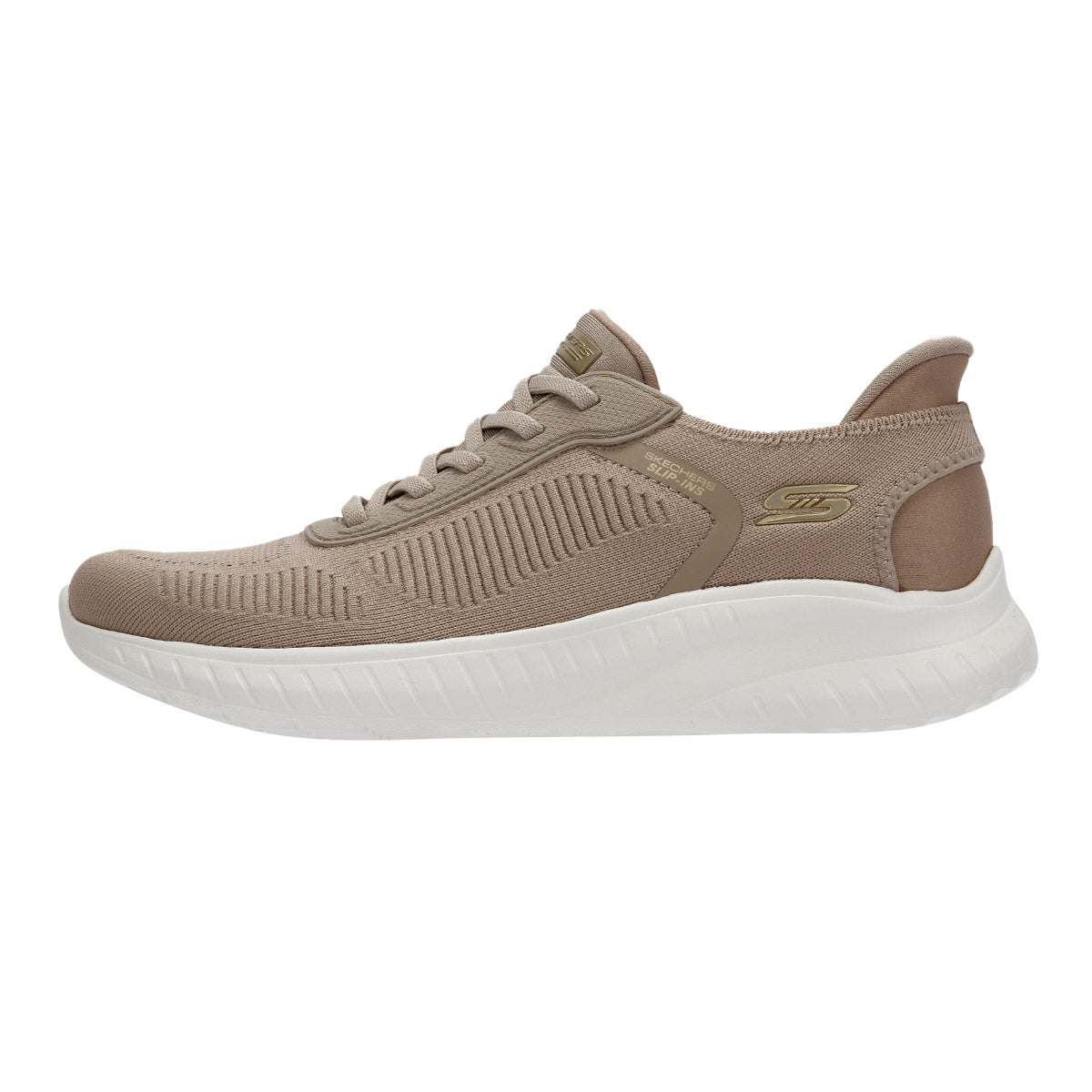 Skechers BOBS Squad Chaos Chaussures De Sport Beige Pour Femmes