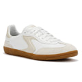 Skechers Hotshot Kickoff Baskets Blanches En Cuir Pour Femmes
