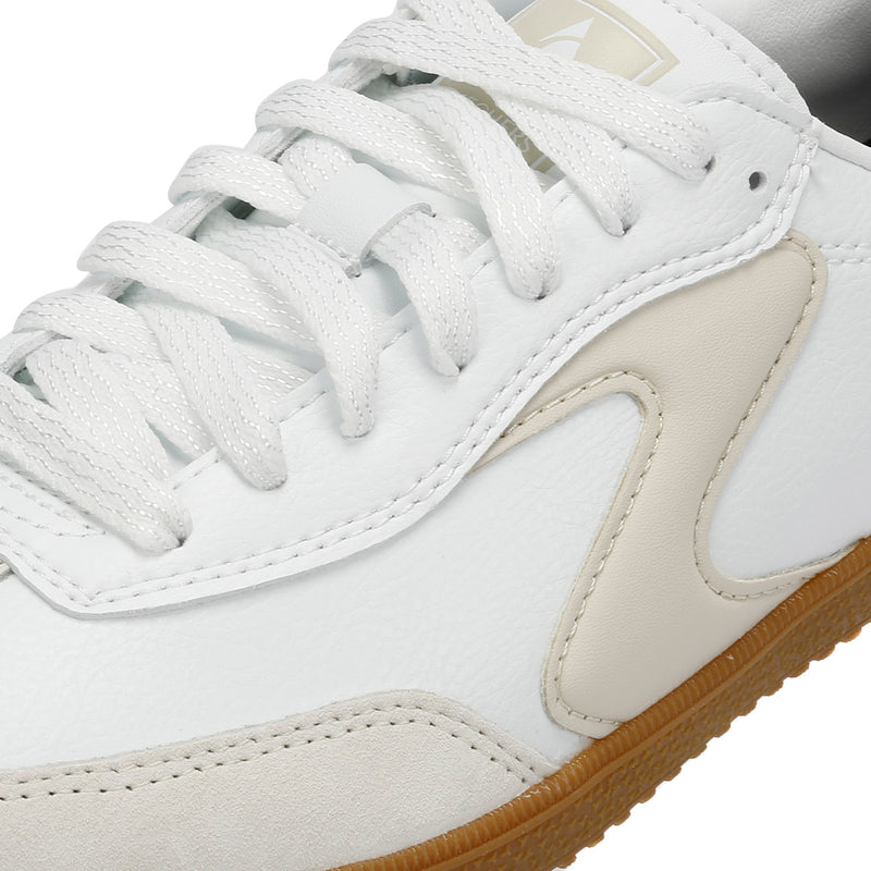 Skechers Hotshot Kickoff Baskets Blanches En Cuir Pour Femmes