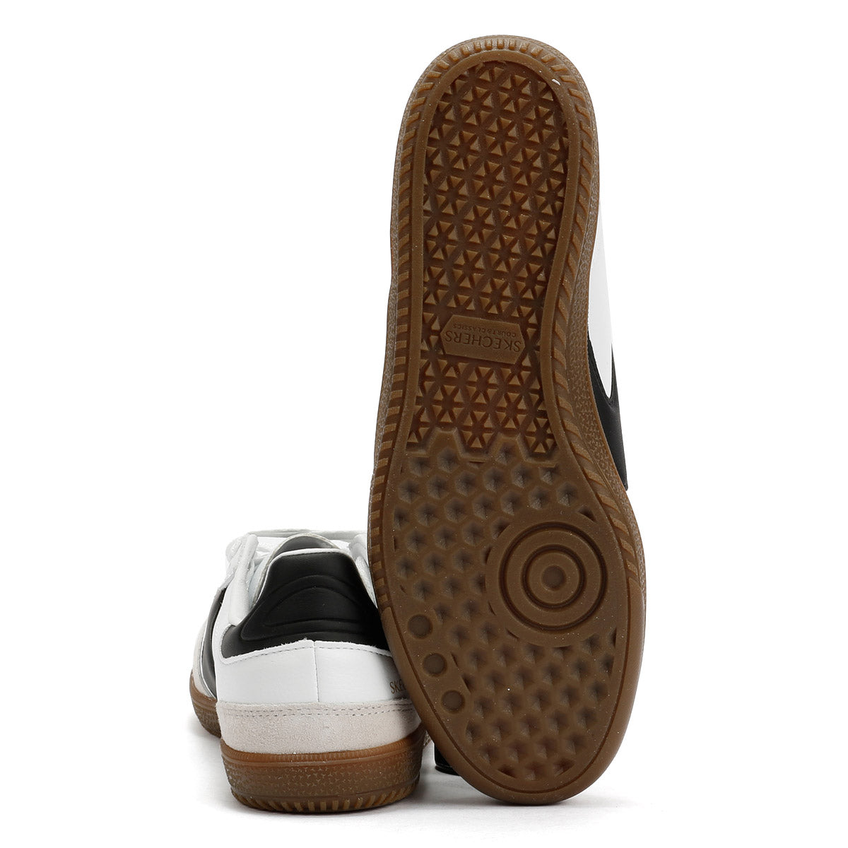 Skechers Hotshot Kickoff Baskets Blanches En Cuir Pour Femmes