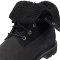 Timberland Warm Lined Waterproof Bottes Noires En Cuir Pour Femmes