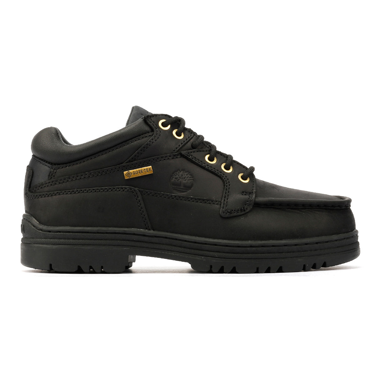 Timberland Heritage Mid Lace Gore-Tex Bottes Noires En Cuir Pour Hommes