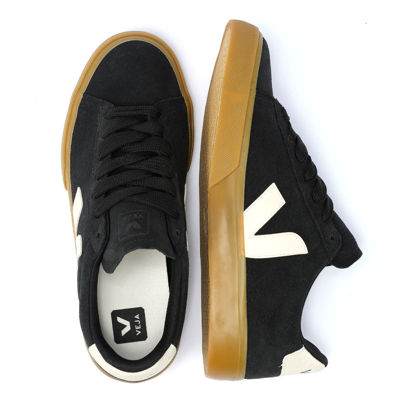 Veja Campo Baskets noires pour hommes en daim