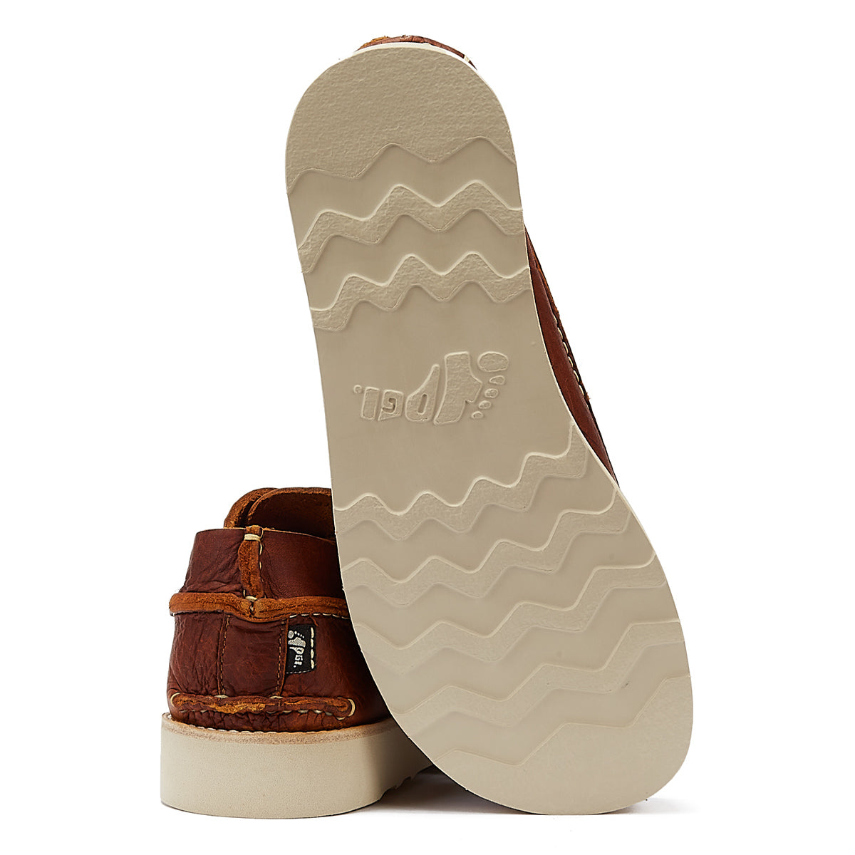 Yogi Finn III Chaussures en cuir châtain pour hommes