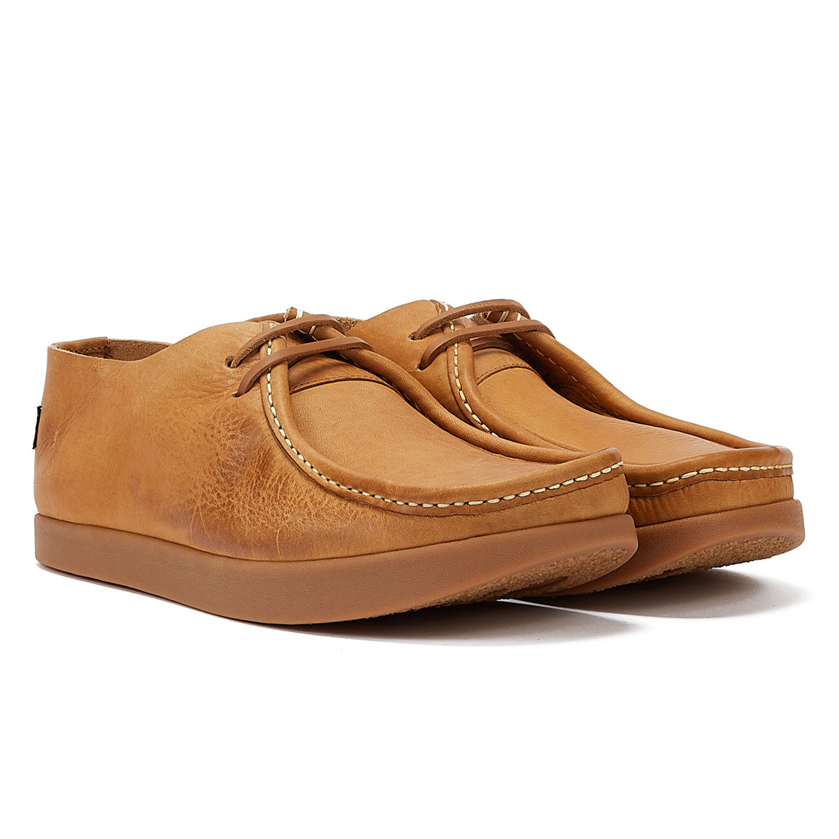 Yogi Willard 2 Eye Mens Tan Leather Shoes