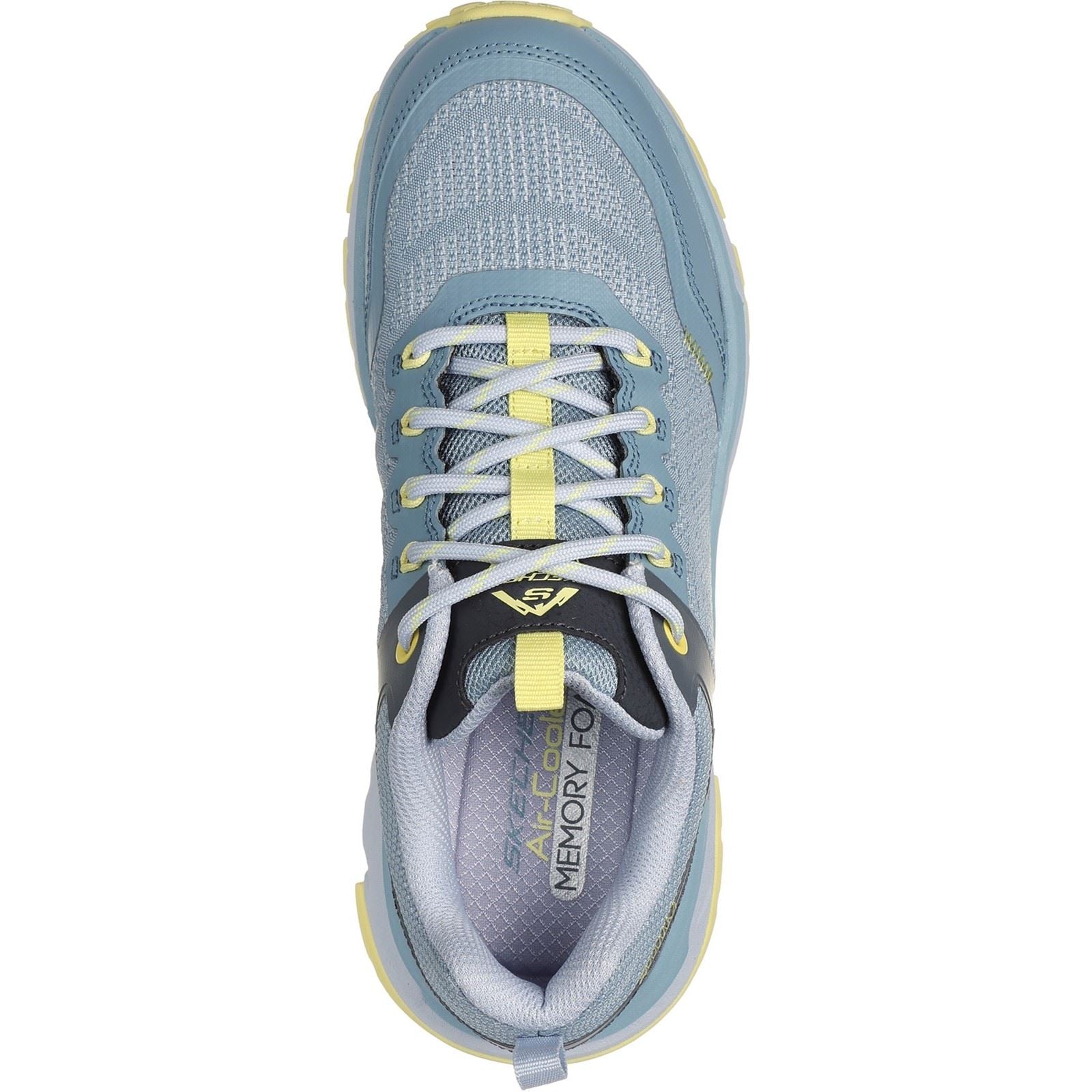 Skechers D'Lux Journey Marigold Chaussures De Randonnée Synthétiques Pour Femmes Bleues/Jaunes