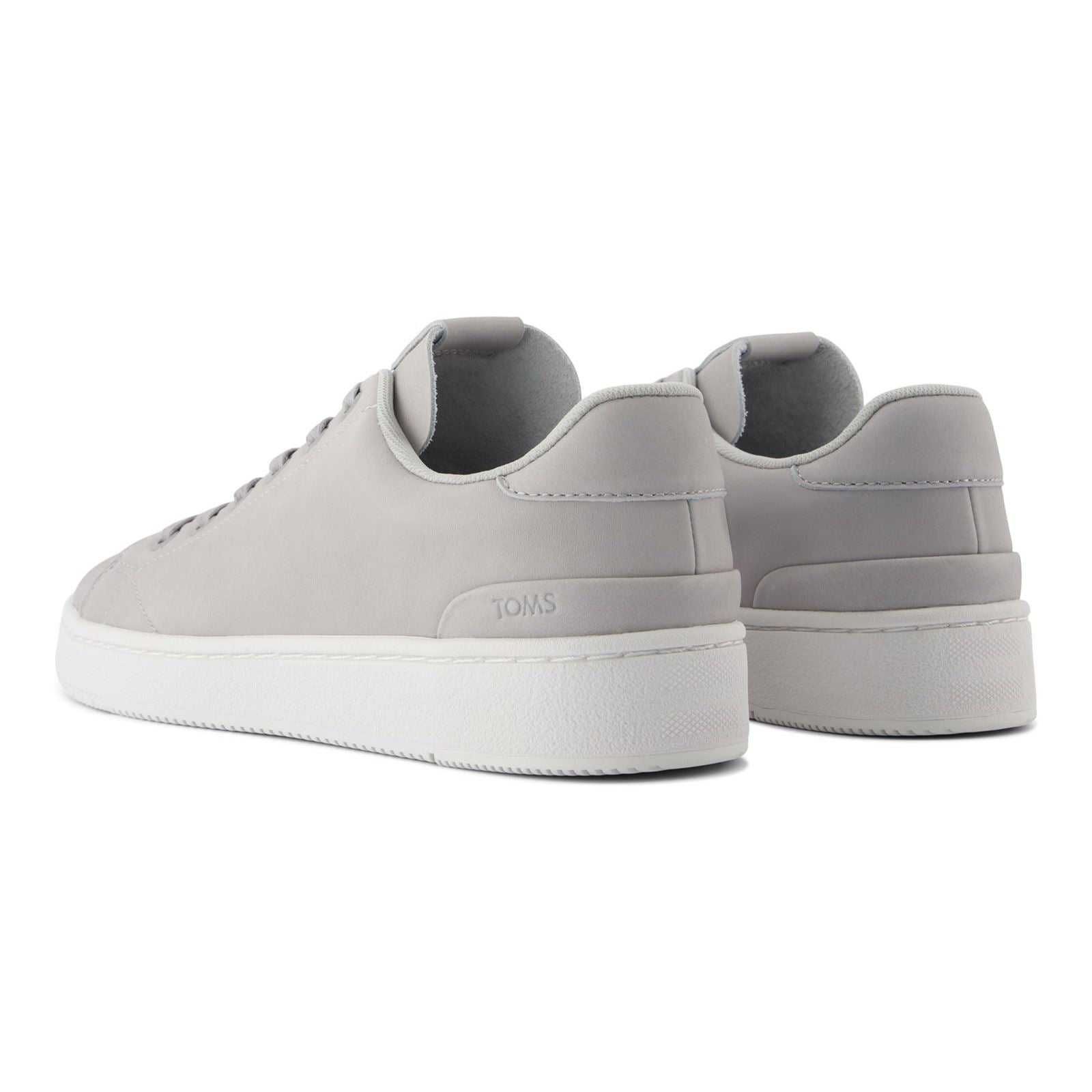 TOMS TRVL LITE 2.0 Low Baskets En Cuir Pour Homme, Gris Clair