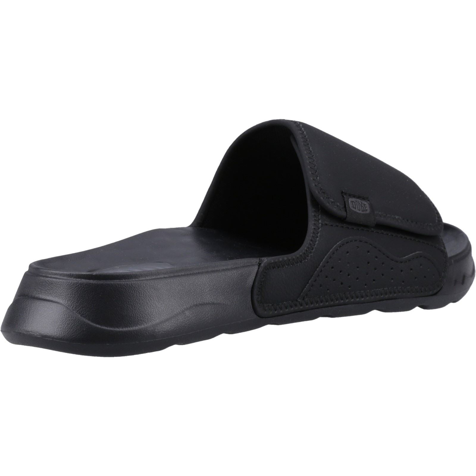 HEYDUDE Shore Slide Classic Slides Pour Hommes En Polyester Noir