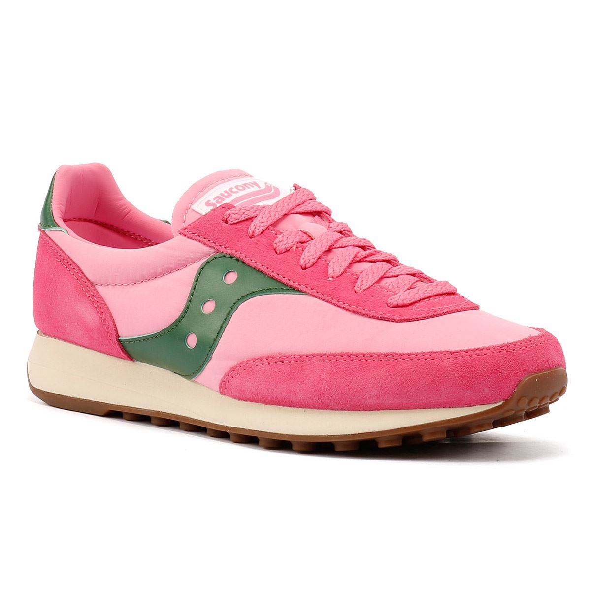 Saucony Trainer 80 Baskets Roses Suède