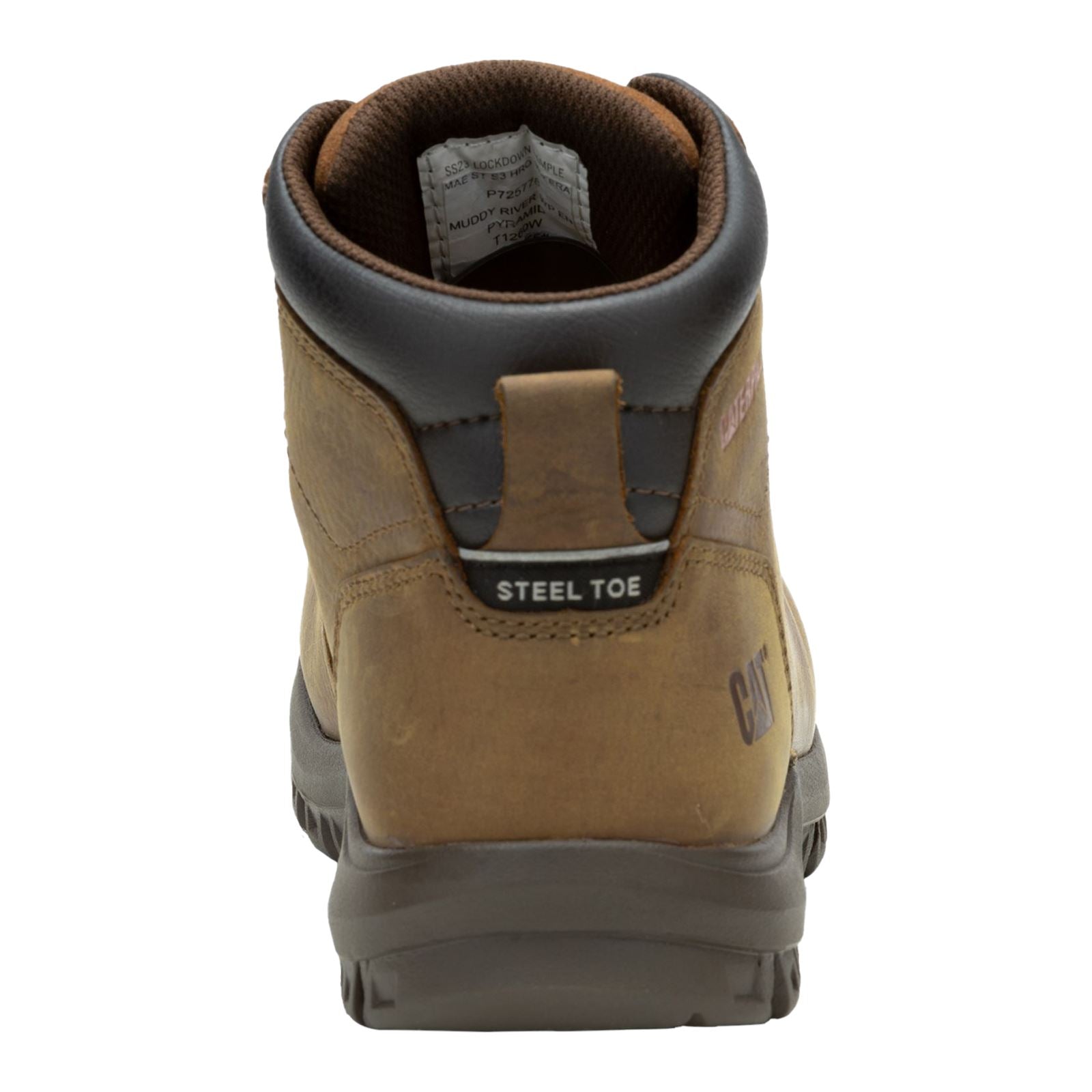 Caterpillar Bottes De Sécurité Pyramidales Pour Femmes Mae En Cuir