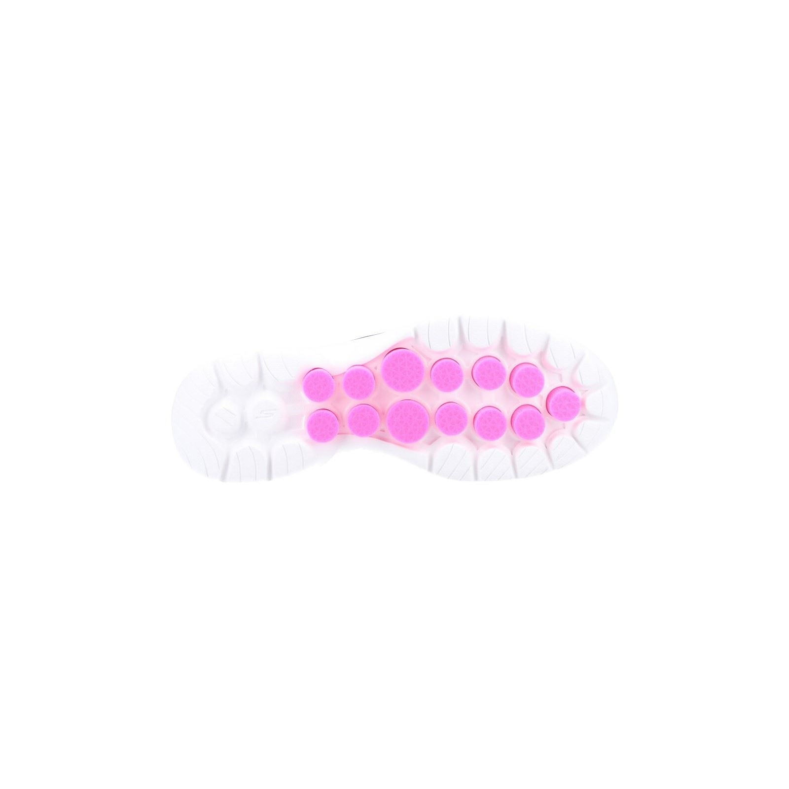 Skechers Go Walk 6 Baskets Pour Femmes En Synthétique Noir/Rose Vif.
