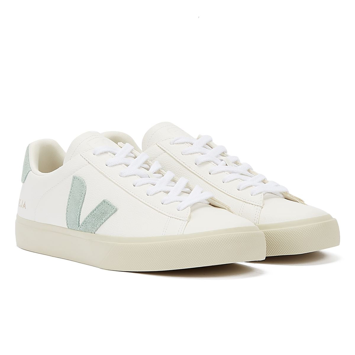 Veja Campo Baskets Pour Hommes Blanche/Matcha