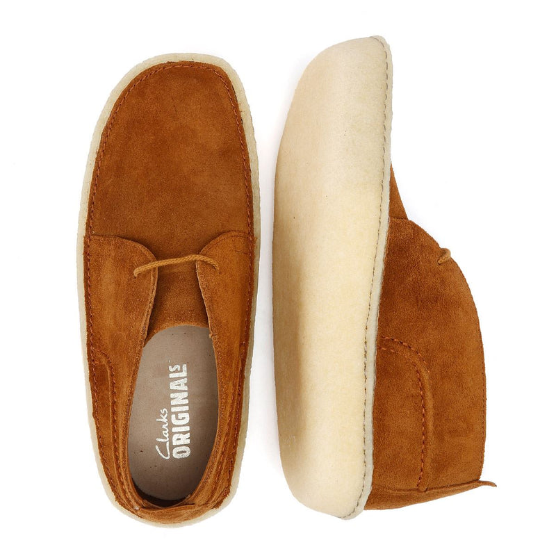 Clarks Originals Desert Rain Bottes Pour Homme En Daim Marron