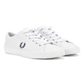 Fred Perry Baseline Baskets Blanches En Cuir Pour Hommes