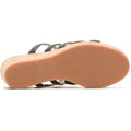 Hush Puppies Willow Slide Escarpins Compensés Noirs Pour Femmes En Cuir