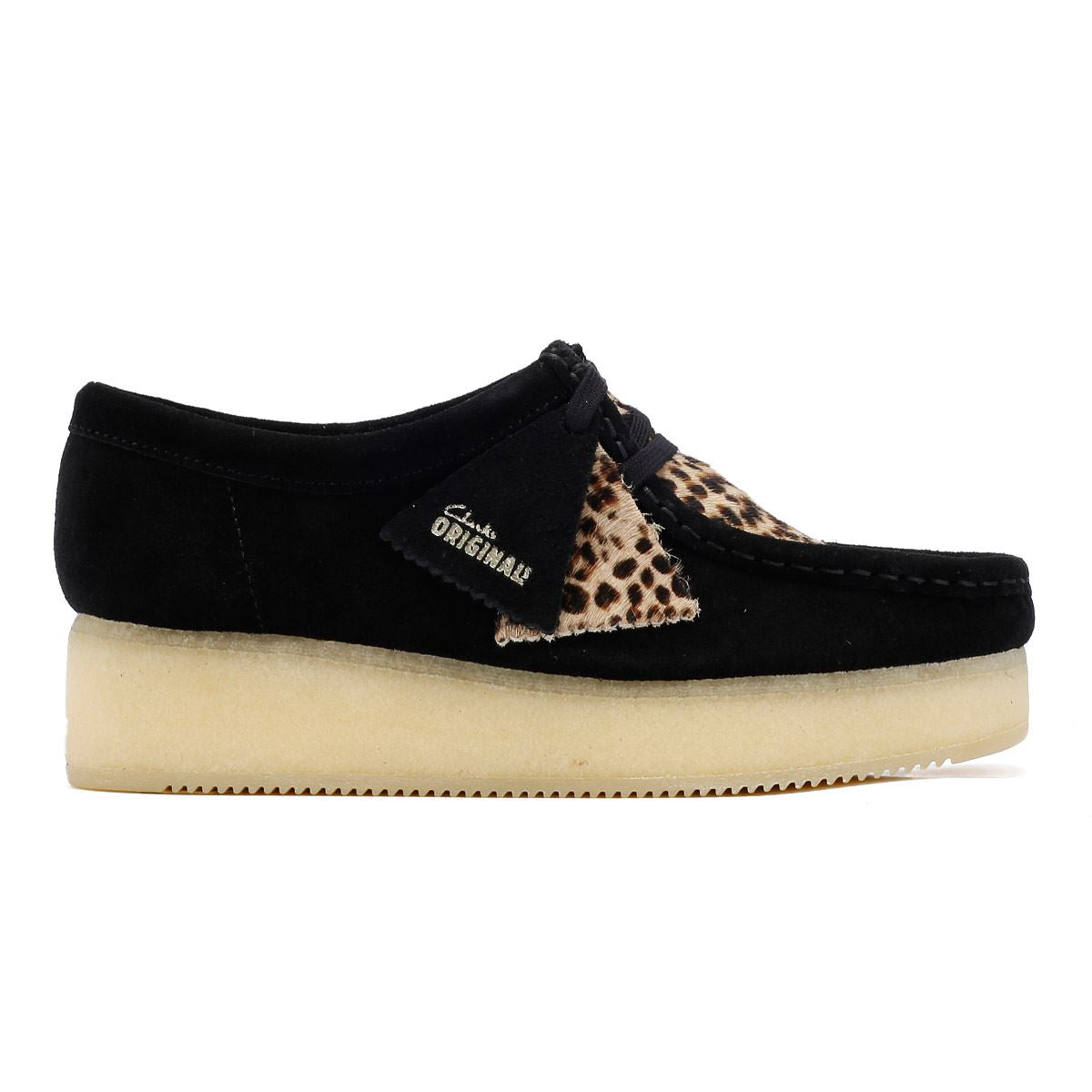 Clarks Originals Wallacraft Bee Harajuku Chaussures Noires Pour Femmes En Daim