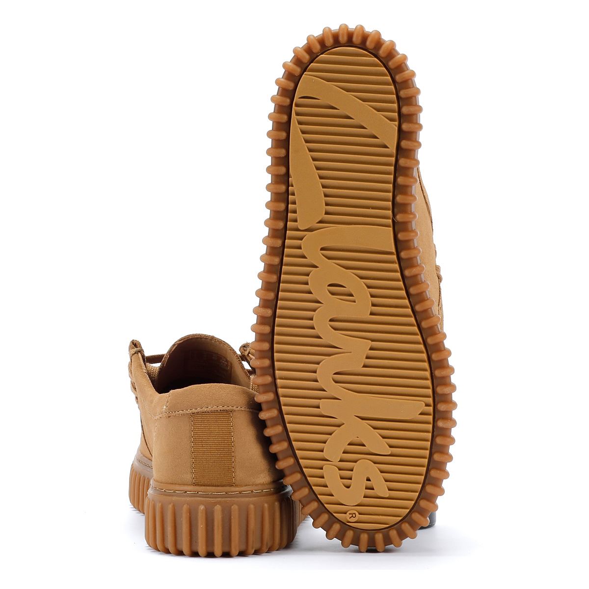 Clarks Main Torhill Lo Chaussures À Lacets En Daim Marron Pour Homme