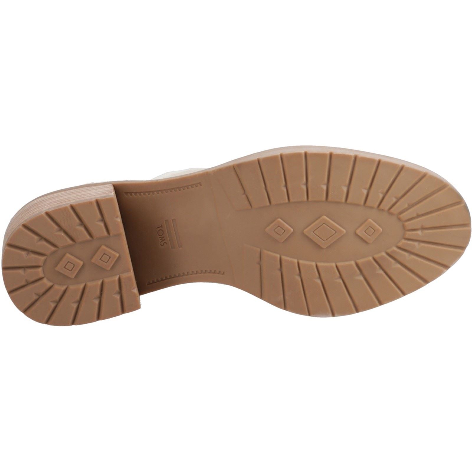 TOMS Hailey Bottes Beiges En Cuir Pour Femmes