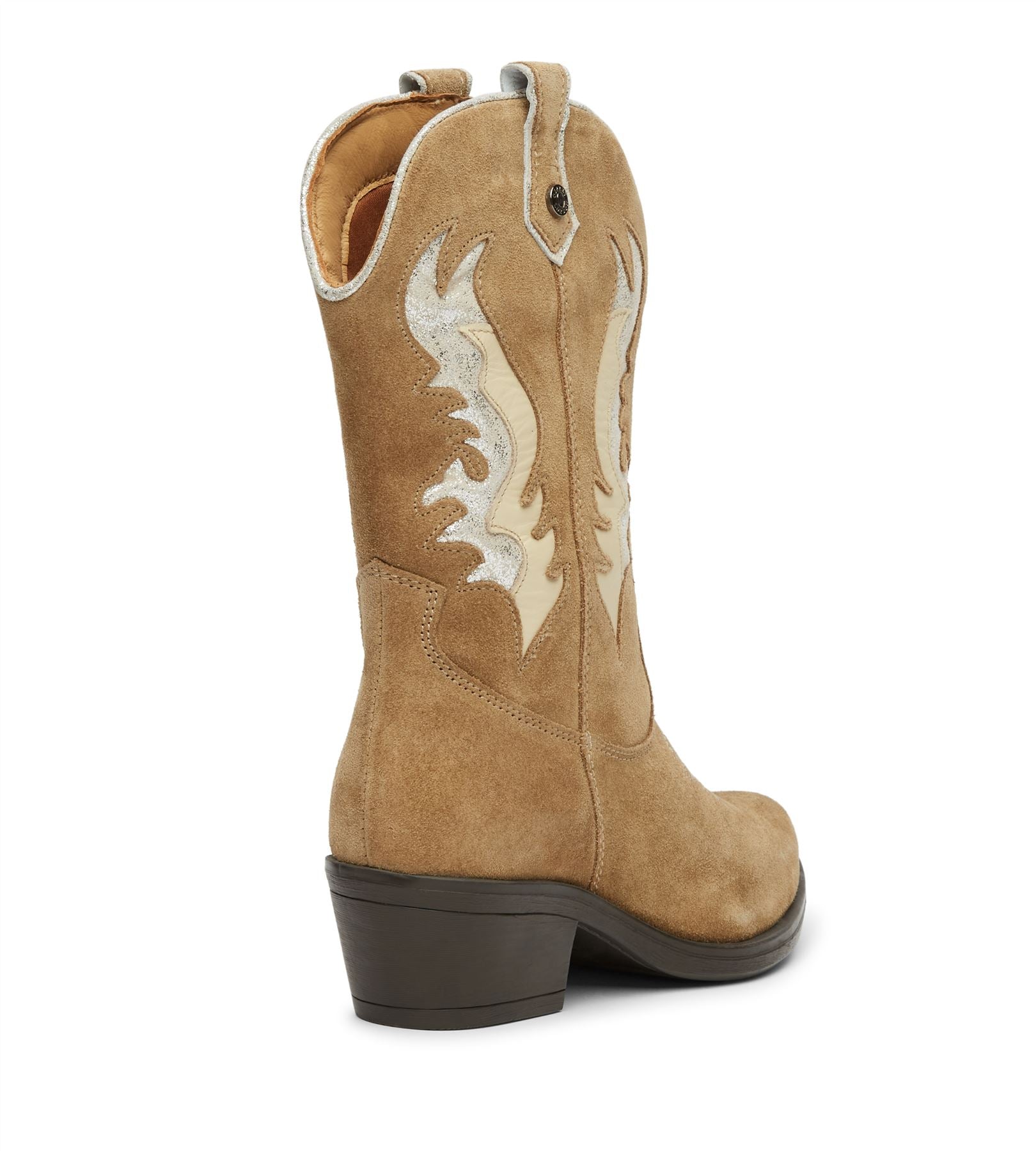 Osprey London The Louisville Bottes Beiges Pour Femmes En Suède