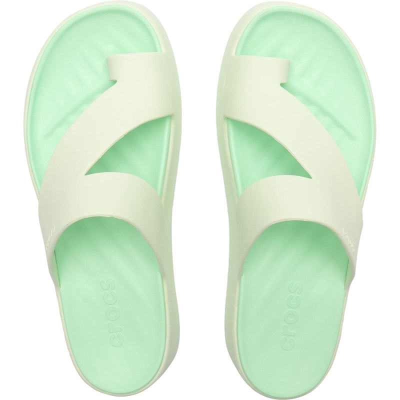 Crocs Getaway Platform Sandales Pour Femmes En Matière Plastique De Couleur Jade