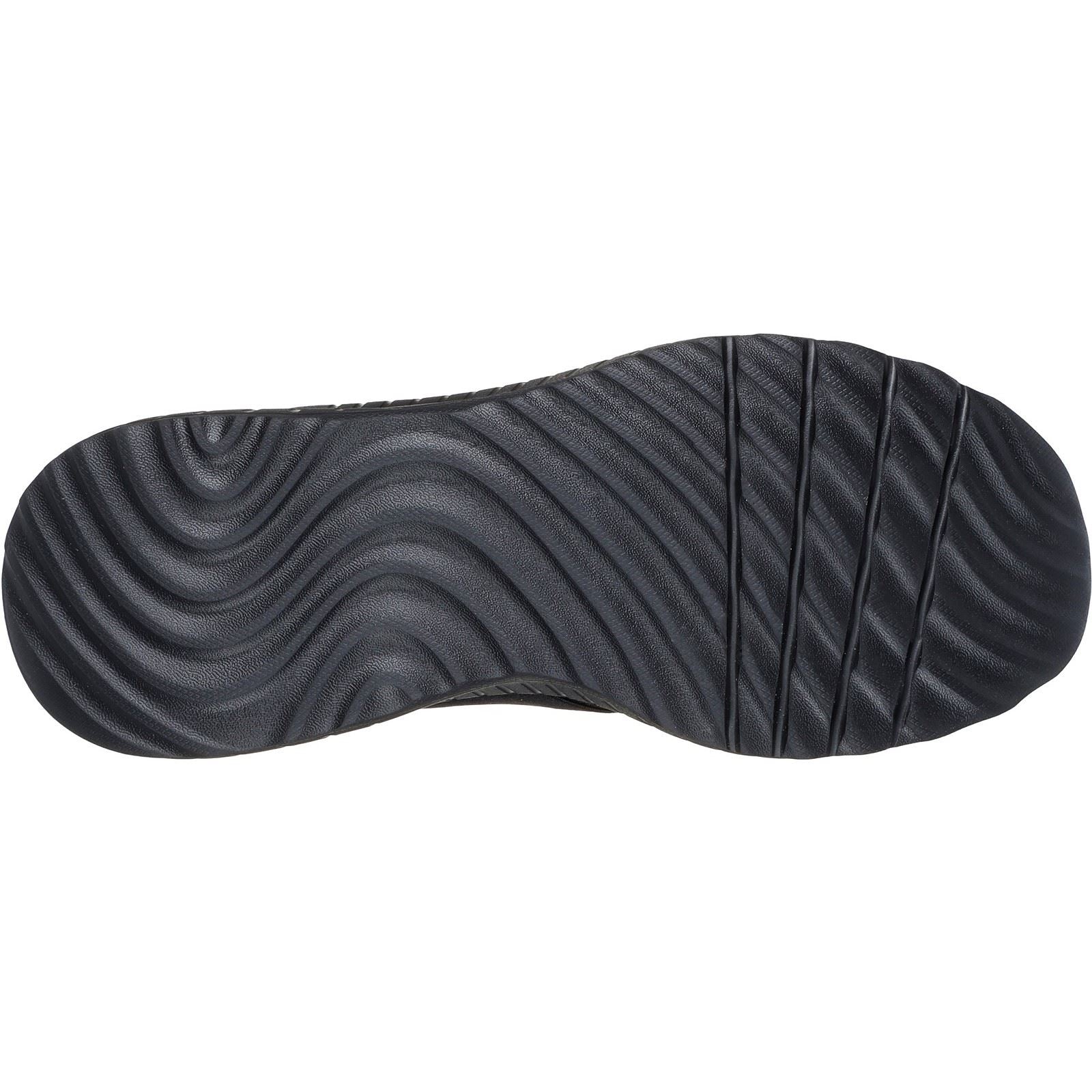 Skechers Bobs Squad Chaos Your Moment Sneakers Noires Pour Femmes En Textile