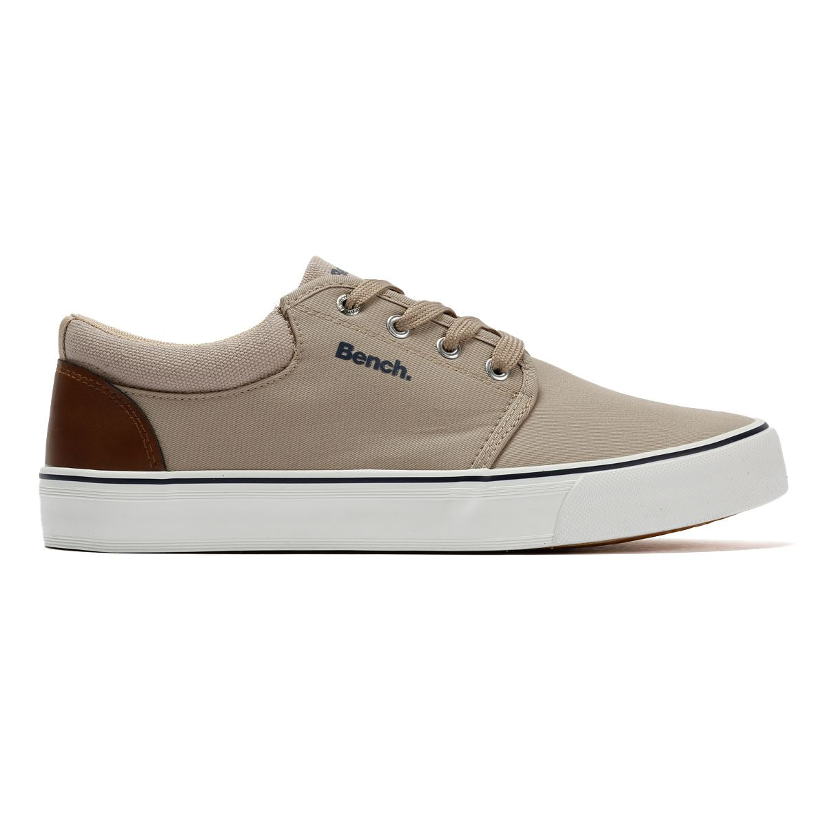 Bench Donnie Baskets Beiges En Toile Pour Hommes